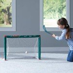 Franklin Sports unisex teen Franklin Sports Minnesota Wild Mini Hockey Set Knee Hockey Goal Ball 2 Hockey Stick Combo Set, Minnesota Wild, 28 x 20 12 US