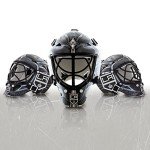 Franklin Sports NHL Los Angeles Kings Mini Hockey Goalie Mask with Case - Collectible Goalie Mask with Official NHL Logos and Colors,white