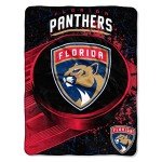 Northwest Officially Licensed NHL Florida Panthers "Ice Dash" Micro Raschel Throw Blanket, 46" x 60", Multi Color