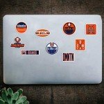 27 PCS Set of Edmonton Vinyl Oilers Stickers Pack Edmonton Decal Oilers 2-2.5 inches