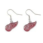 aminco NHL Detroit Red Wings Logo Dangler Earrings, Size 2.5