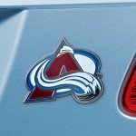 FANMATS 22209 Colorado Avalanche 3D Color Metal Emblem, Diecut Team Logo Auto Emblem