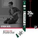 Franklin Sports Dallas Stars NHL Mini Soft Hockey Stick Set - NHL Team Soft Foam Mini Hockey Stick and Ball Set - Great Toy for Kids