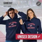 Wright & Ditson Adult NHL Gameday Hooded Sweatshirt - Officially Licensed - Fleece Hockey Pullover - Unisex Hoodie (Columbus Blue Jackets - Navy, X-Large)