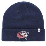 '47 NHL Unisex-Adult Primary Logo Cuffed Knit Beanie Hat Cold Weather Hat, One Size (US, Alpha, One Size, Columbus Blue Jackets)