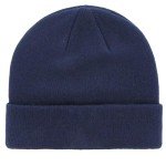 '47 NHL Unisex-Adult Primary Logo Cuffed Knit Beanie Hat Cold Weather Hat, One Size (US, Alpha, One Size, Columbus Blue Jackets)