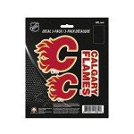 FANMATS Team ProMark NHL Calgary Flames Team Decal, 3-Pack, Red (60980)