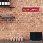 Rico Industries NHL Hockey Chicago Blackhawks Metal Street Sign 4" x 15" Home Décor - Bedroom - Office - Man Cave