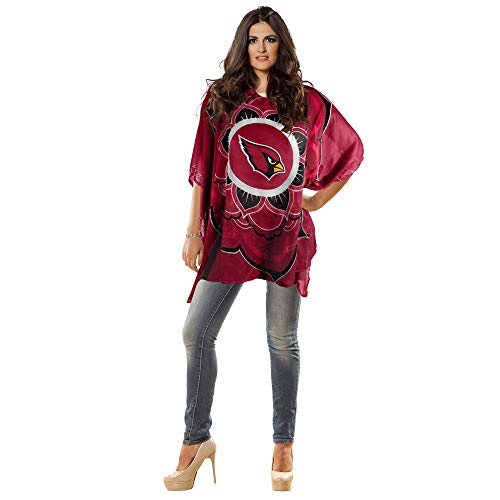 Arizona Cardinals Floral Sheer Caftan for Fans