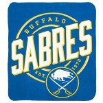 Northwest NHL Buffalo Sabres Unisex-Adult Fleece Throw Blanket, 50" x 60", Campaign