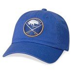AMERICAN NEEDLE Buffalo Sabres Unisex Blue Line NHL National Hockey League Team Baseball Hat Adjustable Buckle Strap Dad Cap (40742B-BUS-ROY)