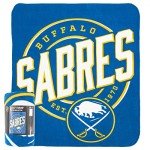 Northwest NHL Buffalo Sabres Unisex-Adult Fleece Throw Blanket, 50" x 60", Campaign