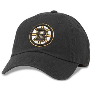 AMERICAN NEEDLE Boston Bruins Unisex Blue Line NHL National Hockey League Team Baseball Hat Adjustable Buckle Strap Dad Cap (40742A-BBR)