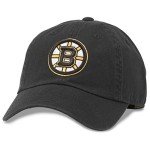 AMERICAN NEEDLE Boston Bruins Unisex Blue Line NHL National Hockey League Team Baseball Hat Adjustable Buckle Strap Dad Cap (40742A-BBR)
