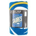 Northwest NHL Buffalo Sabres Unisex-Adult Fleece Throw Blanket, 50" x 60", Campaign