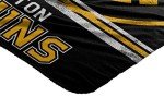 Northwest NHL Boston Bruins Unisex-Adult Fleece Throw Blanket, 50" x 60", Fade Away