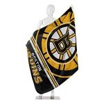 Northwest NHL Boston Bruins Unisex-Adult Fleece Throw Blanket, 50" x 60", Fade Away