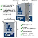 WinCraft Los Angeles Dodgers Double Sided Garden Flag
