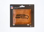 Rico Industries Laser Engraved Billfold Wallet, Seattle Seahawks , 3.5 x 4.25-inches, Brown