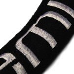 FANMATS unisex adult Embroidered Steering Wheel Cover, Black, 15 Inch Diameter US