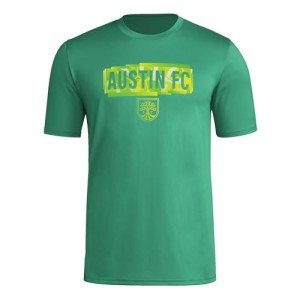 adidas Men's MLS Short Sleeve T-Shirt, Green Austin FC, Small