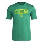adidas Men's MLS Short Sleeve T-Shirt, Green Austin FC, Small