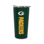 Rico Industries NFL Football Green Bay Packers 18oz Soft Touch, Easy Grip Tumbler