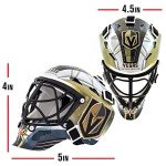 Franklin Sports NHL Vegas Golden Knights Mini Hockey Goalie Mask with Case - Collectible Goalie Mask with Official NHL Logos and Colors