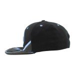 ZHATS Standard NHL Officially Licensed Adjustable Snapback Hat Flat Bill Z11 Bolt, Black, One Size