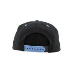 ZHATS Standard NHL Officially Licensed Adjustable Snapback Hat Flat Bill Z11 Bolt, Black, One Size