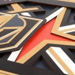 YouTheFan NHL Vegas Golden Knights 3D Logo Series Wall Art - 12x12