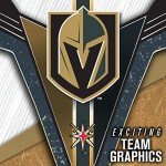 Franklin Sports NHL Vegas Golden Knights Mini Hockey Goalie Mask with Case - Collectible Goalie Mask with Official NHL Logos and Colors