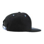 ZHATS Standard NHL Officially Licensed Adjustable Snapback Hat Flat Bill Z11 Bolt, Black, One Size