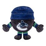 Bleacher Creatures Vancouver Canucks 8" NHL Kuricha Hockey Puck Sitting Plush - Soft Chibi Inspired Plush
