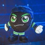 Bleacher Creatures Vancouver Canucks 8" NHL Kuricha Hockey Puck Sitting Plush - Soft Chibi Inspired Plush