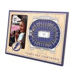 YouTheFan NHL Tampa Bay Lightning 3D StadiumViews Picture Frame, 12" x 8"