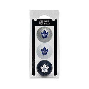 Team Golf NHL Toronto Maple Leafs 3 Golf Ball Pack Regulation Size Golf Balls, 3 Pack, Full Color Durable Team Imprint