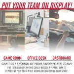 Franklin Sports Tampa Bay NHL Team Logo Mini Hockey Goalie Mask with Case - Collectible Goalie Mask with Official NHL Logos and Colors