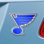 FANMATS - 22252 NHL - St. Louis Blues Metal 3D Color Emblem 3"x3.2",chrome