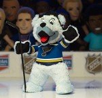 Bleacher Creatures St. Louis Blues Louie The Bear 10" Plush Figure- A Mascot for Play or Display