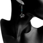 NHL Siskiyou Sports Womens San Jose Sharks Fan Bead Dangle Earrings One Size Team Color