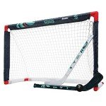 Franklin Sports NHL Seattle Kraken Mini Hockey Set - Kids Indoor Knee Hockey Goal, Ball, + 2 Mini Stick Combo Set - Youth NHL Team Indoor Toy Sets - Ages 3+