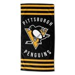 Northwest NHL Pittsburgh Penguins Beach Towel, 30" x 60", Stripes