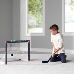 Franklin Sports NHL Seattle Kraken Mini Hockey Set - Kids Indoor Knee Hockey Goal, Ball, + 2 Mini Stick Combo Set - Youth NHL Team Indoor Toy Sets - Ages 3+