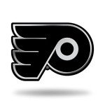 Rico Industries NHL Philadelphia Flyers Chrome Finished Auto Emblem 3D Sticker