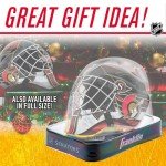 NHL Ottawa Senators Wings Team Logo Mini Hockey Goalie Mask with Case - Collectible Goalie Mask with Official NHL Logos and Colors