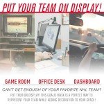 NHL Ottawa Senators Wings Team Logo Mini Hockey Goalie Mask with Case - Collectible Goalie Mask with Official NHL Logos and Colors