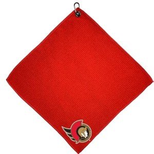 Team Golf NHL Ottawa Senators Microfiber Golf Towel, 15x15 (Multicolor)