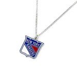 aminco NHL New York Rangers Team Logo Pendant Necklace, 4