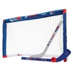 Franklin Sports NHL New York Rangers Mini Hockey Set - Kids Indoor Knee Hockey Goal, Ball, + 2 Mini Stick Combo Set - Youth NHL Team Indoor Toy Sets - Ages 3+